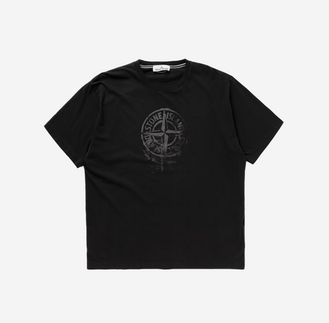 STONE ISLAND REFLECTIVE ONE NOIR T-SHIRT