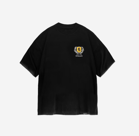 Represent Crest T-Shirt - Vintage Black