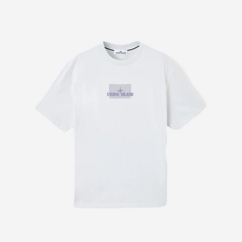 Stone Island Logo T-shirt Light Blue
