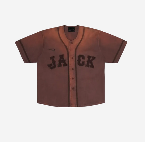 Cactus Jack x Fragment x Nike Tokyo Jack Retro Baseball Jersey 'Brown'