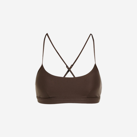 ALO YOGA AIRLIFT INTRIGUE BRA ESPRESSO