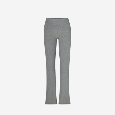 SKIMS SOFT LOUNGE FOLDOVER PANT HEATHER GREY