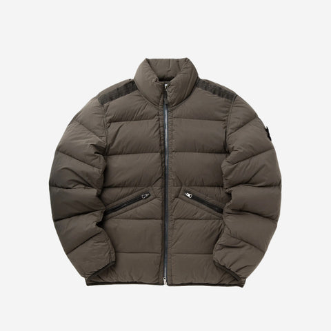 STONE ISLAND SEAMLESS TUNNEL DOWN TC WALNUT JACKET