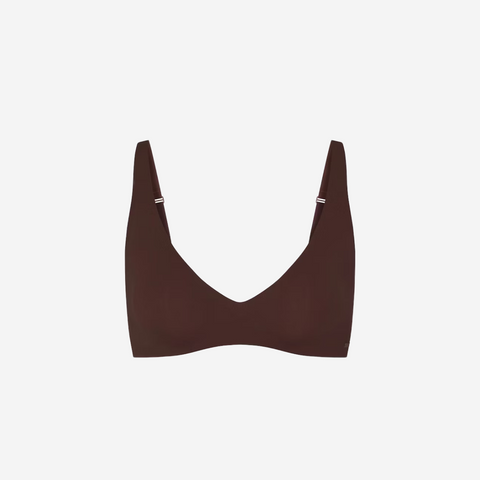 SKIMS NAKED PLUNGE BRALETTE COCOA