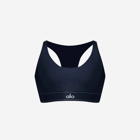 alo yoga Airlift Suit Up Bra navy