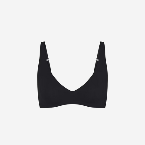 SKIMS NAKED PLUNGE BRALETTE ONYX