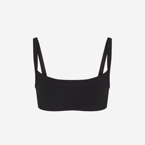 nike x skims vintage seamless cami bra obsidian
