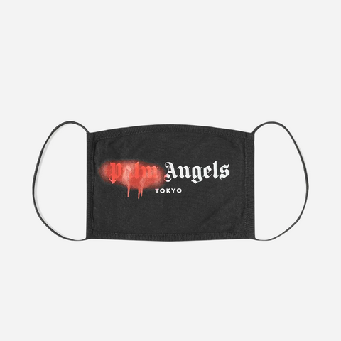 Palm Angels TOKYO SPRAY LOGO FACE MASK
