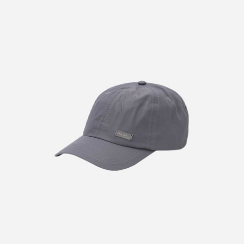 HELIOT EMIL Metal Plate Logo Grey Cap