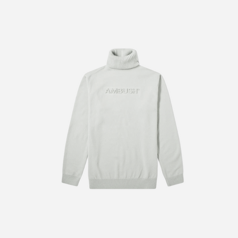 AMBUSH EMBOSSED LOGO KNIT TURTLENECK
