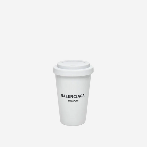 Balenciaga Singapore Coffee Cup - White