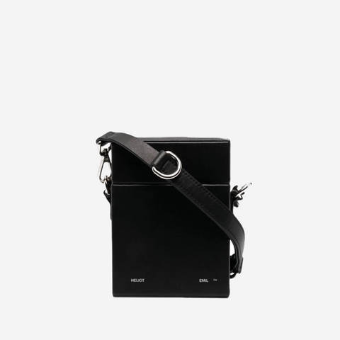 HELIOT EMIL LEATHER CARABINER BOX BAG
