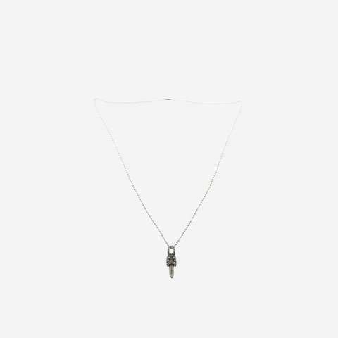 CHROME HEARTS DAGGER NECKLACE WITH 56CM BALL CHAIN