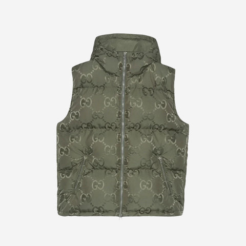 GUCCI ALL OVER LOGO NYLON VEST