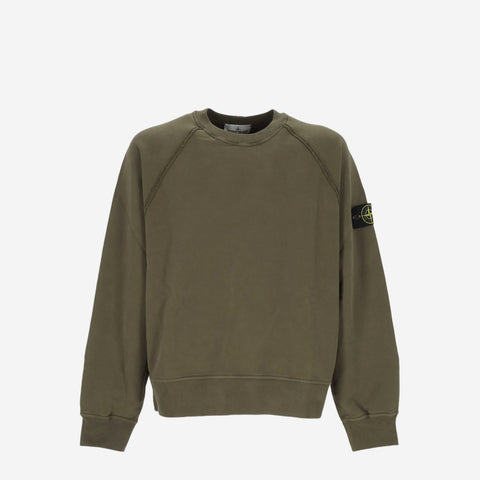 STONE ISLAND KHAKI SWEATSHIRT