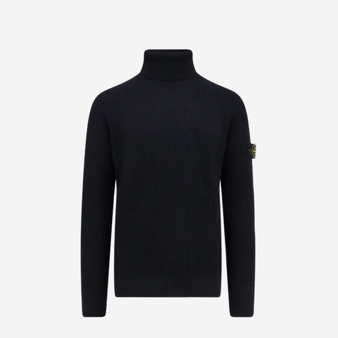 STONE ISLAND RWS TURTLENECK NAVY