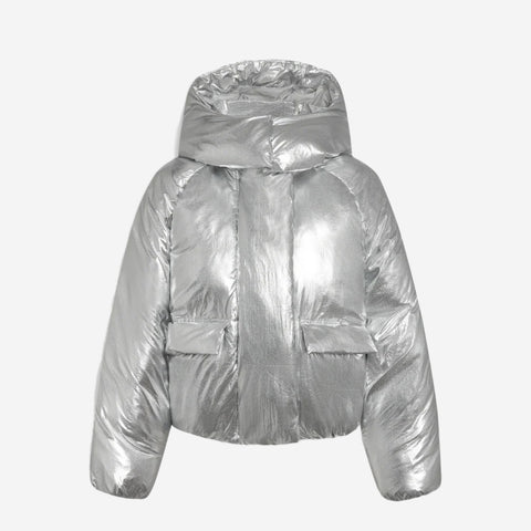 KHY STANDARD PUFFER JACKET SILVER