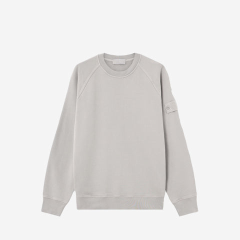 STONE ISLAND GHOST CREWNECK GREY SWEATSHIRT
