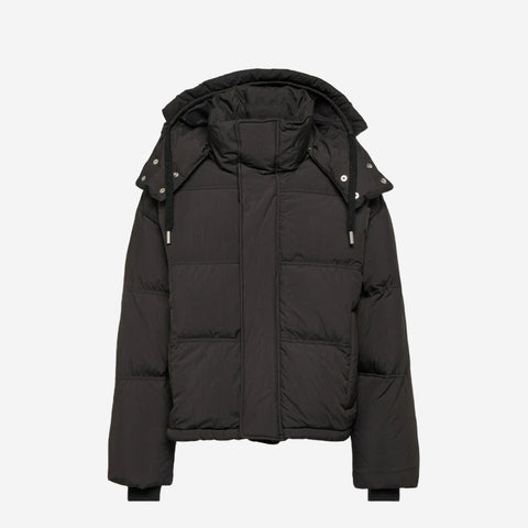 Ami Paris Ami de Coeur Patch Black Down Jacket