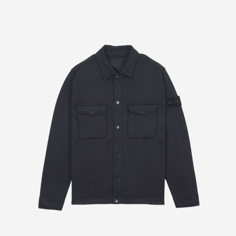 STONE ISLAND GHOST OVERSHIRT BLU SCURRO