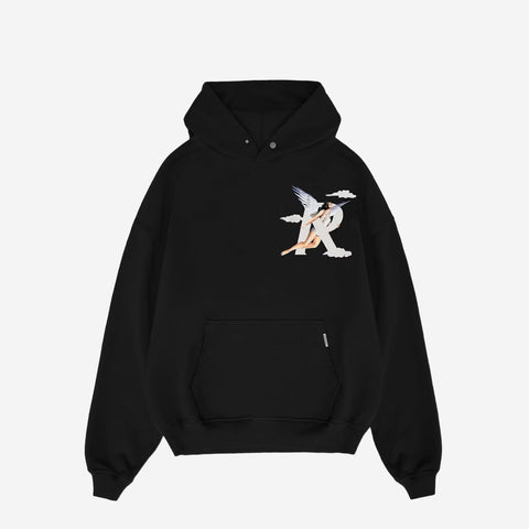 REPRESENT STORMS IN HEAVEN HOODIE BLACK