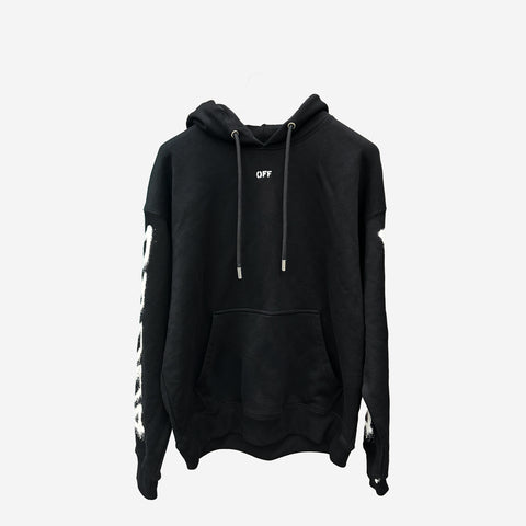 OFF-WHITE SPRAY CAN ARROW SKATE HOODIE BLACK