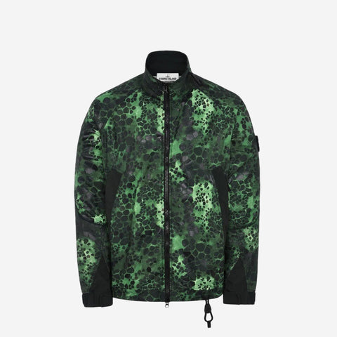 STONE ISLAND ALLIGATOR CAMO JACKET GREEN