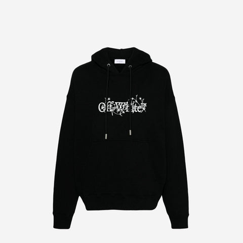 OFF-WHITE BOOKISH FLOWER SKATE HOODIE