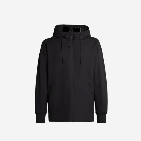 CP Company Black Goggle Zip Hoodie