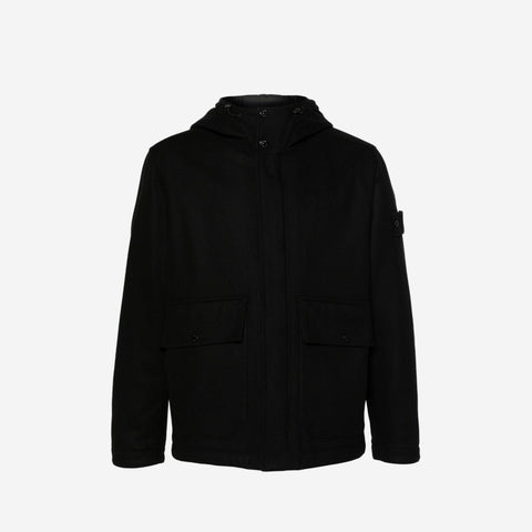 Stone Island Flanella Lana Primaloft Ghost Jacket black