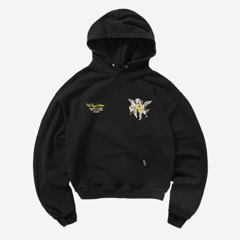 REPRESENT Legacy Cherubs Hoodie Jet Black