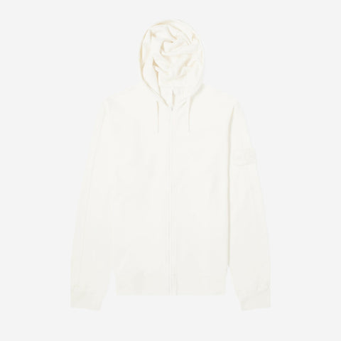 STONE ISLAND GHOST ZIP HOODIE BEIGE