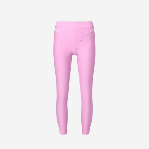 alo yoga Airlift High-Waist 7/8 Rebel Legging Candy Heart Pink