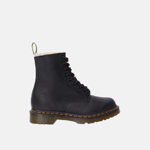 Dr. Martens 1460 Serena Black Burnished Wyoming Boots