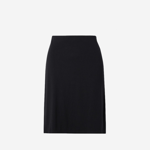 SKIMS Smooth Layers Jersey Skirt Obsidian BLACK