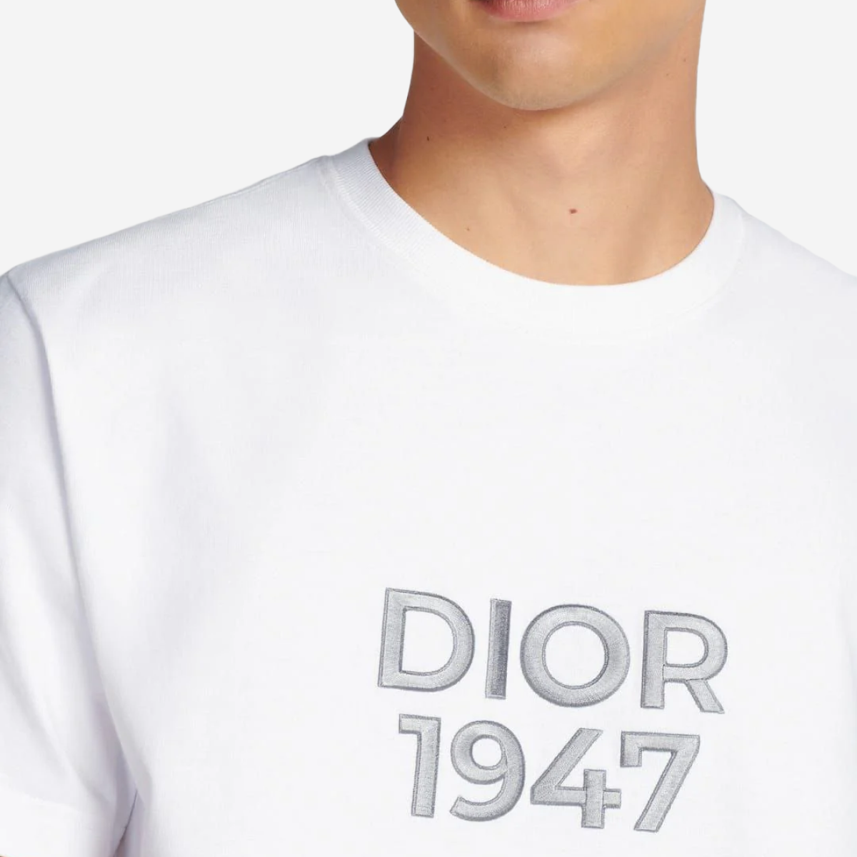 Модна футболка DIOR 1947 VINTAGE T-SHIRT WHITE| Магазин брендового