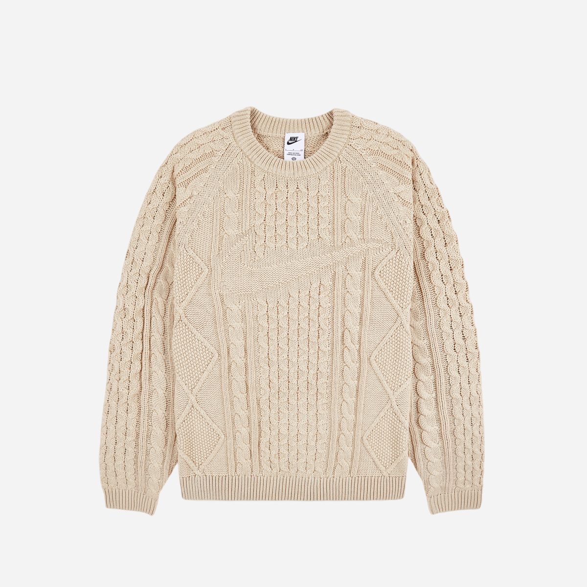 NIKECable Knit Sweater Long Sleeve Mサイズ Брендовий чоловічий светр Nike Life Cable Knit Sweater | Магазин
