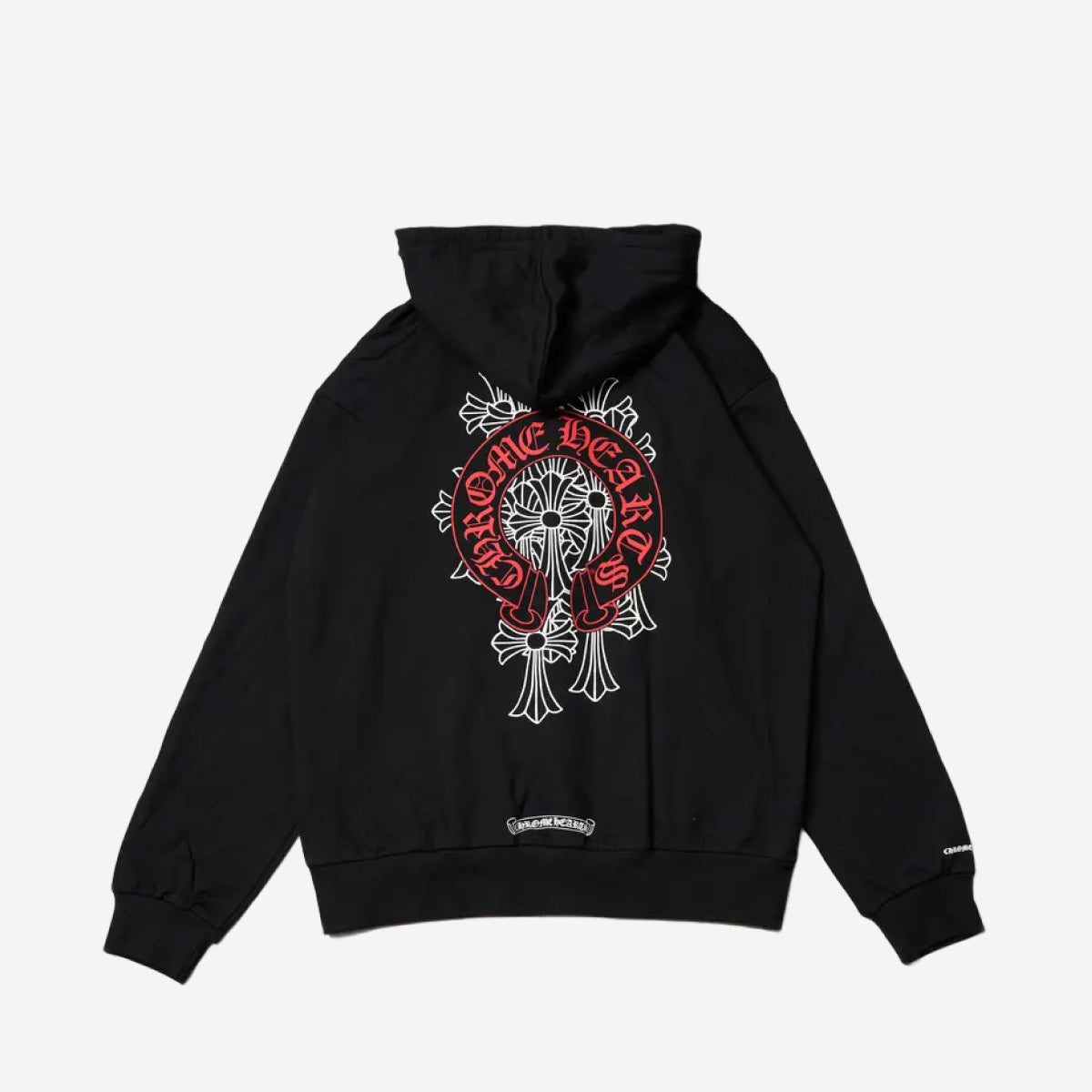 トップス CHROME HEARTS CHROME HEARTS CEMETERY BLACK ZIP HOODIE – Storage Store